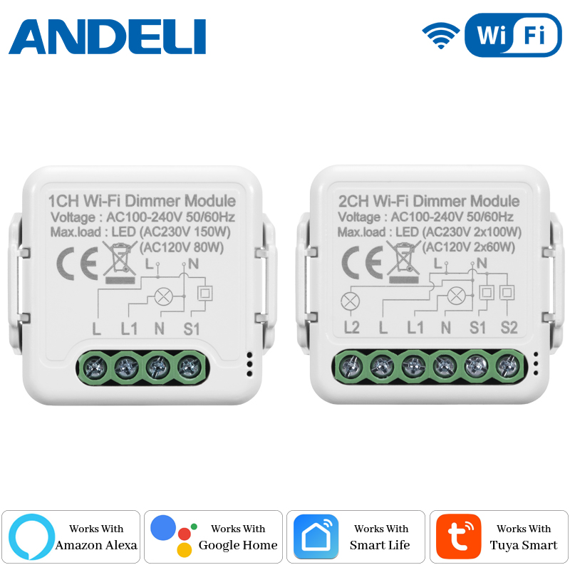 Smart Home Google Assistant - DIY Wifi Akıllı Dimmer Anahtar Modülü