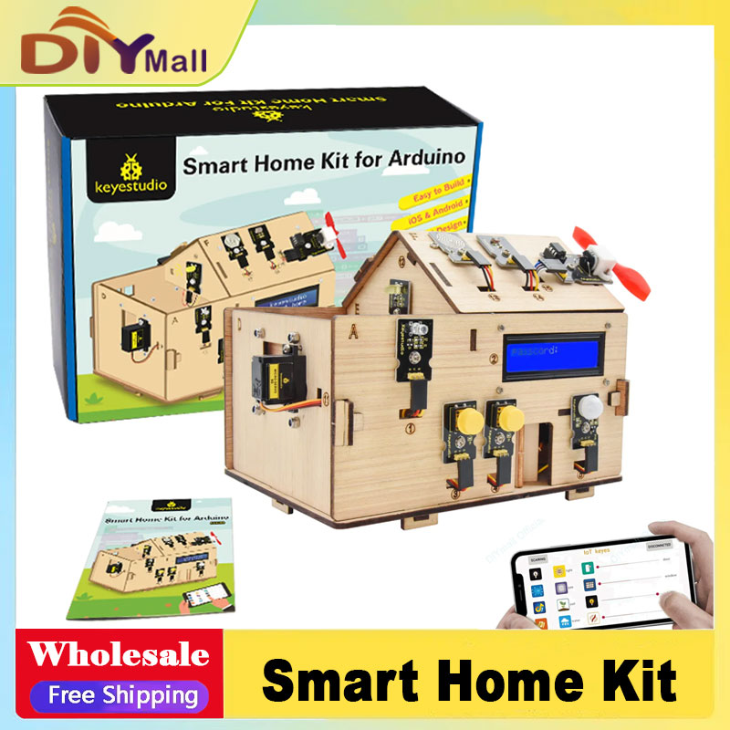 Smart Home Arduino Project - Keyestudio Akıllı IoT Ev Kiti, PLUS