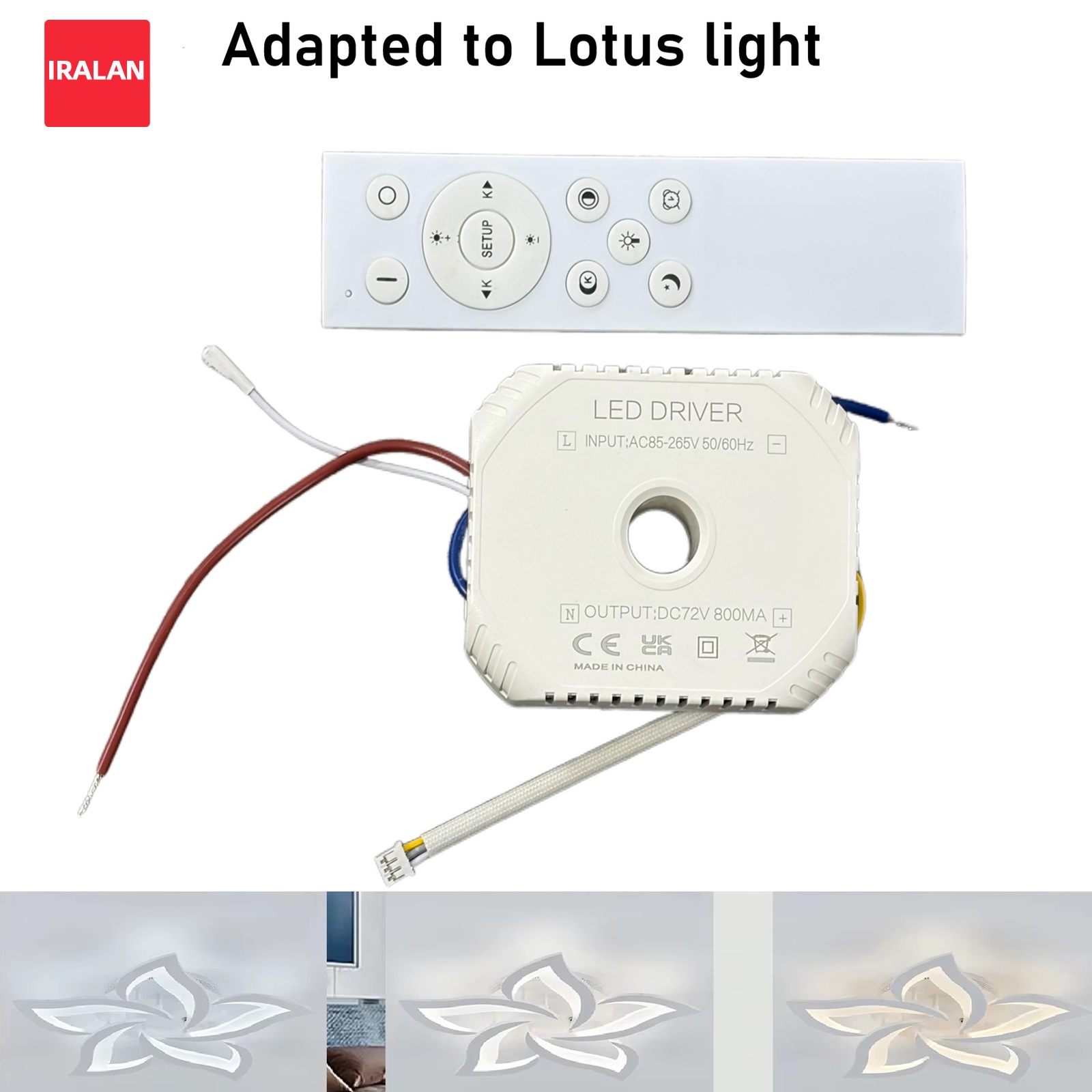 Smart Home Ventilation System - Tavan Lambası Sürücüsü Ev Akıllı Aydınlatma