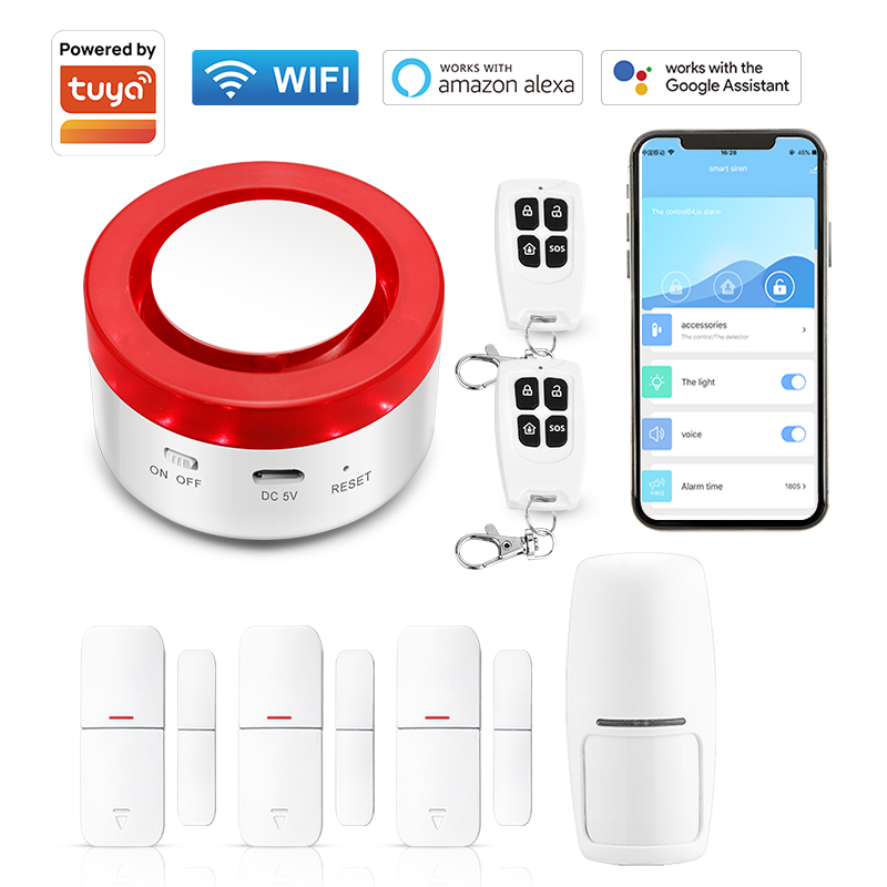 Smart Home Demo Kit - Tuya Akıllı WIFI Kablosuz Güvenlik Alarm
