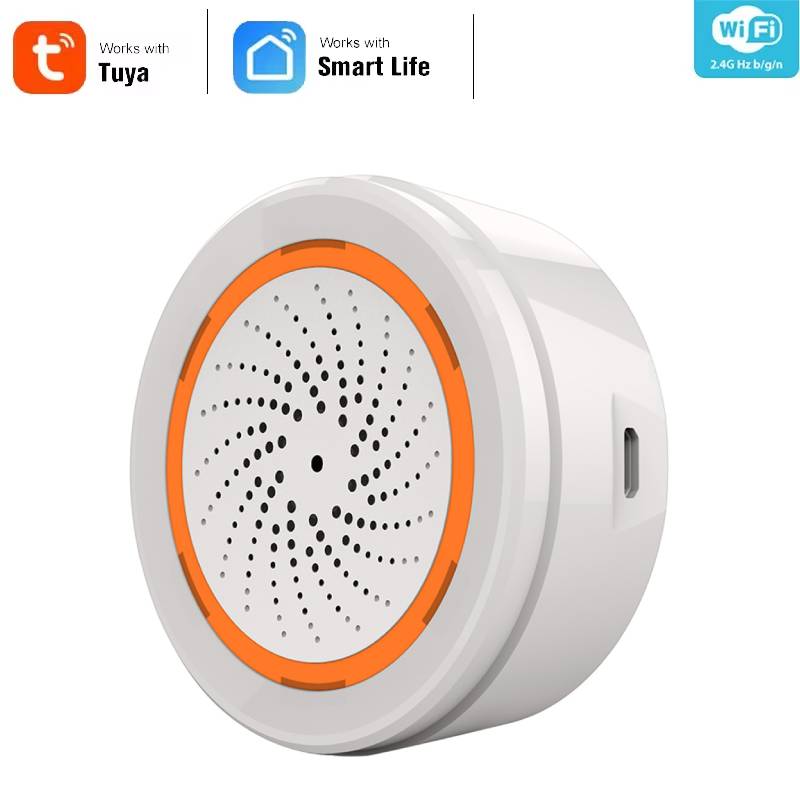 Smart Home Theater - Akıllı Siren Alarmı Tuya Zigbee Ses