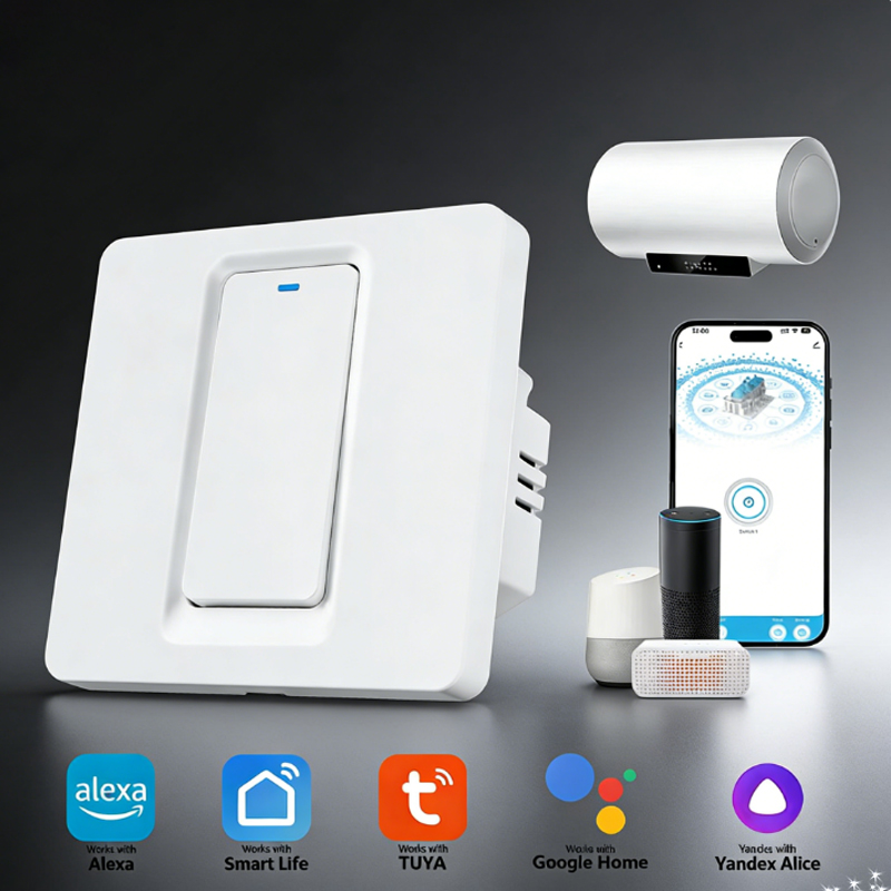 Smart Home Google Assistant - Akıllı Su Isıtıcı Anahtarı/WiFi ve Bluetooth