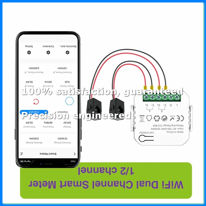Smart Home - Tuya Wifi Akıllı Güç Ölçer Akım