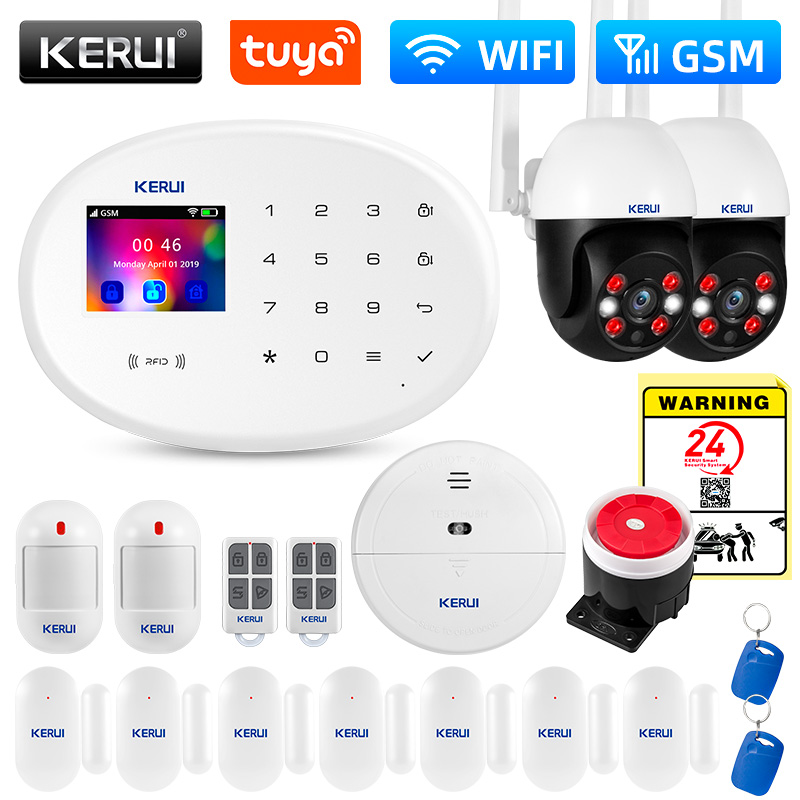 Smart Home Demo Kit - KERUI W202 WIFI GSM Alarm Sistemi