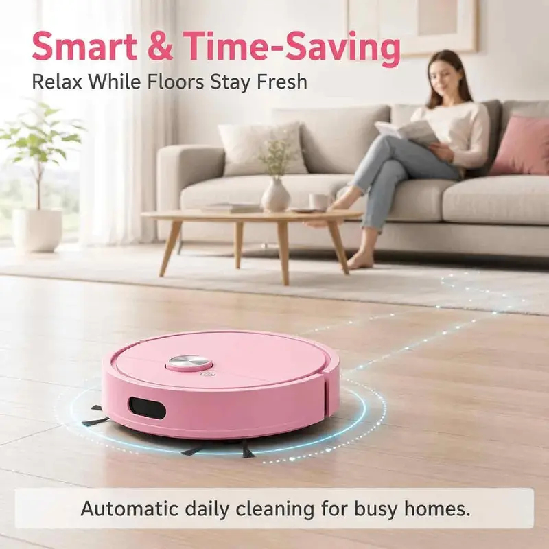 Smart Home Usb - 3'ü 1 Arada Süpürme Robotu Süpürge