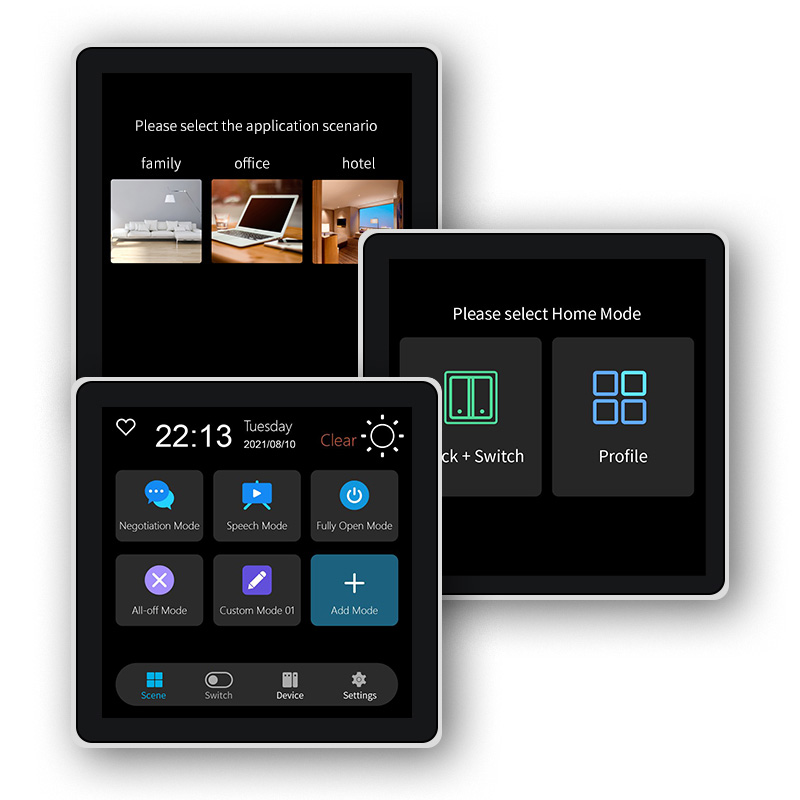 Smart Home Panel - FUERS 4 Inç Dokunmatik Ekran Çok