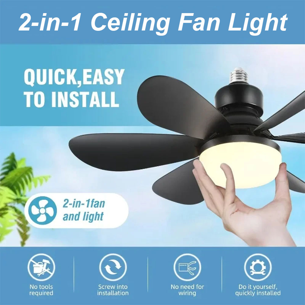 Smart Home Ventilation System - 30/40W Tavan Vantilatörü Aydınlatma Renk Sıcaklığı