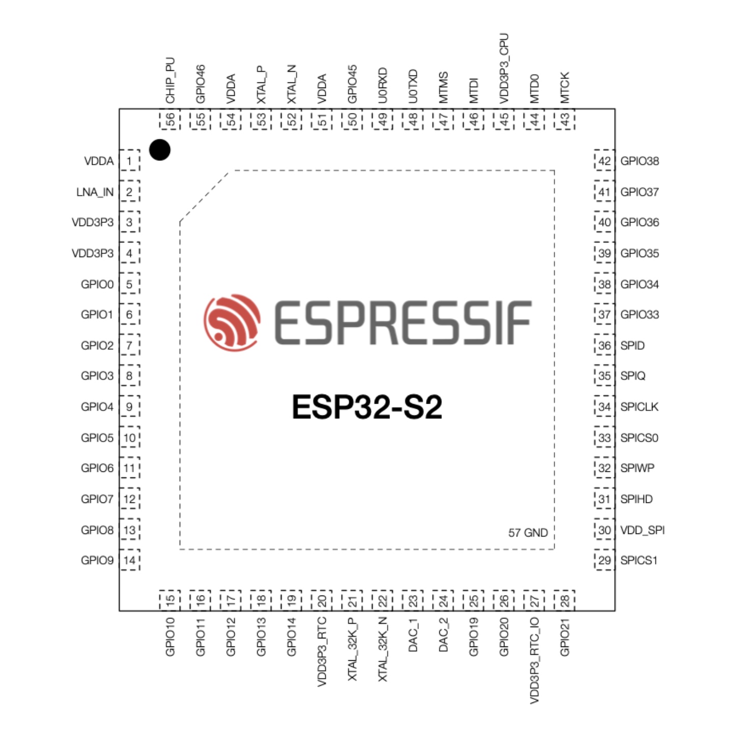 Smart Home Nas - Esp32-S2 Espressif Qfn-567 Wifi Modülü 802.