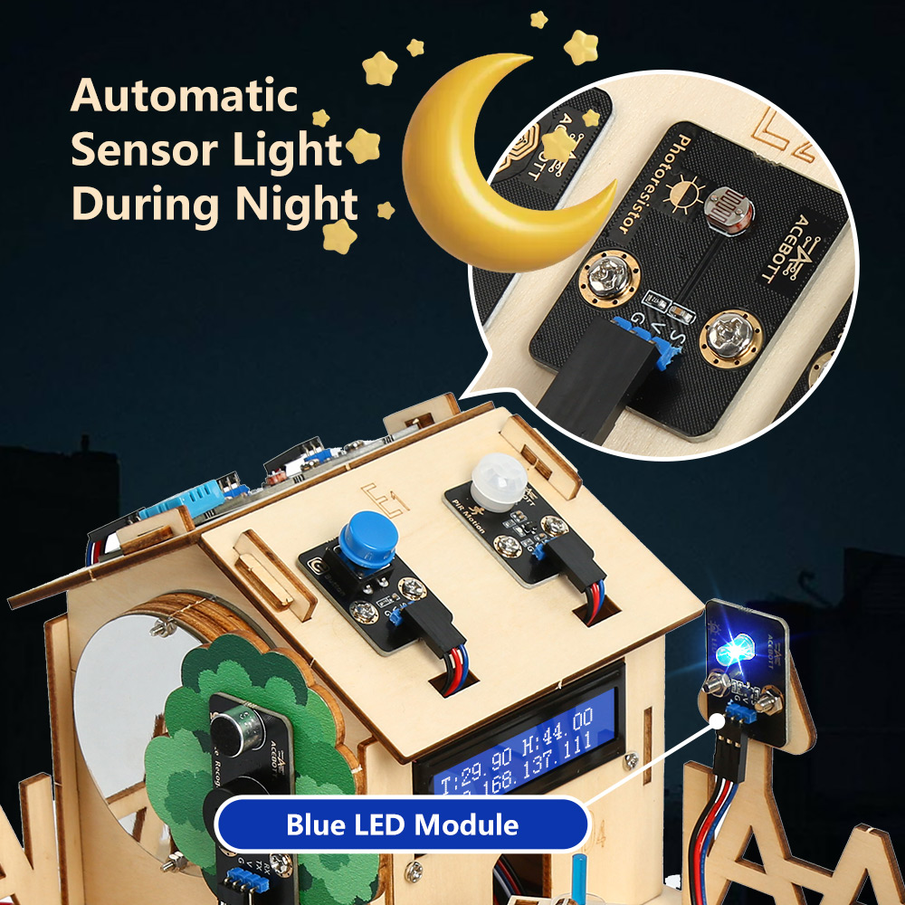 ACEBOTT Akıllı Ev STEM STEAM B - Smart Home Arduino Project incelemesi ve fiyatı
