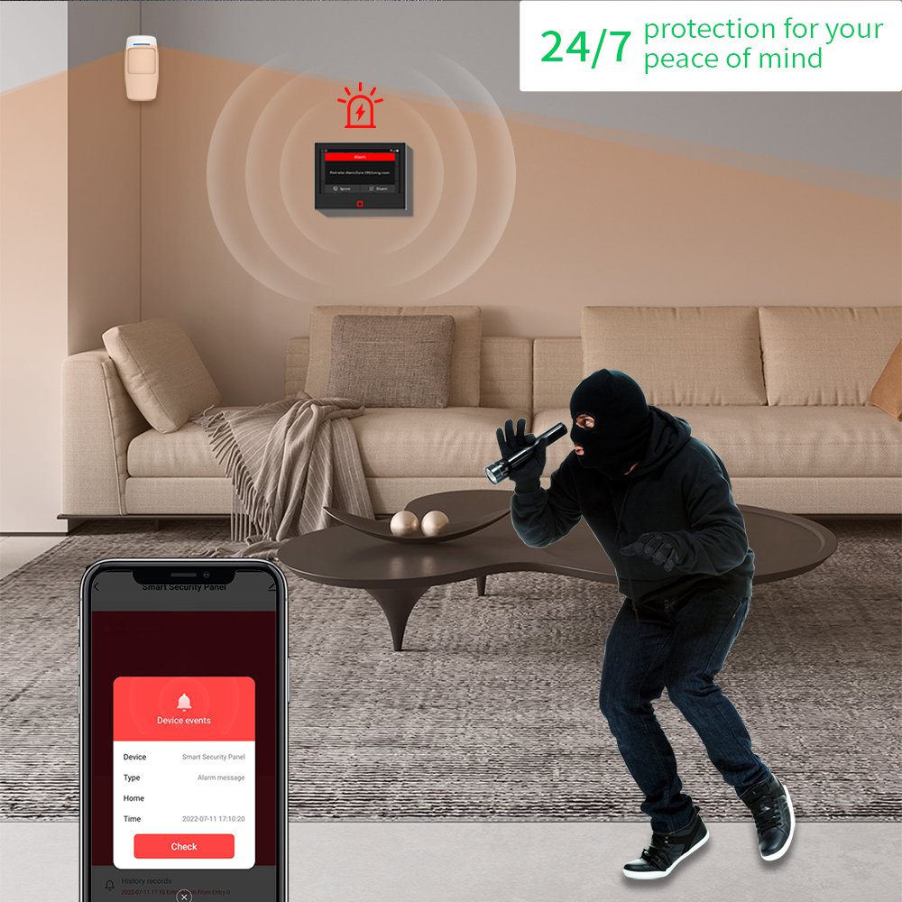 7 inç 4G ve WiFi Ev Alarm Ana  - Smart Home Demo Kit incelemesi ve fiyatı
