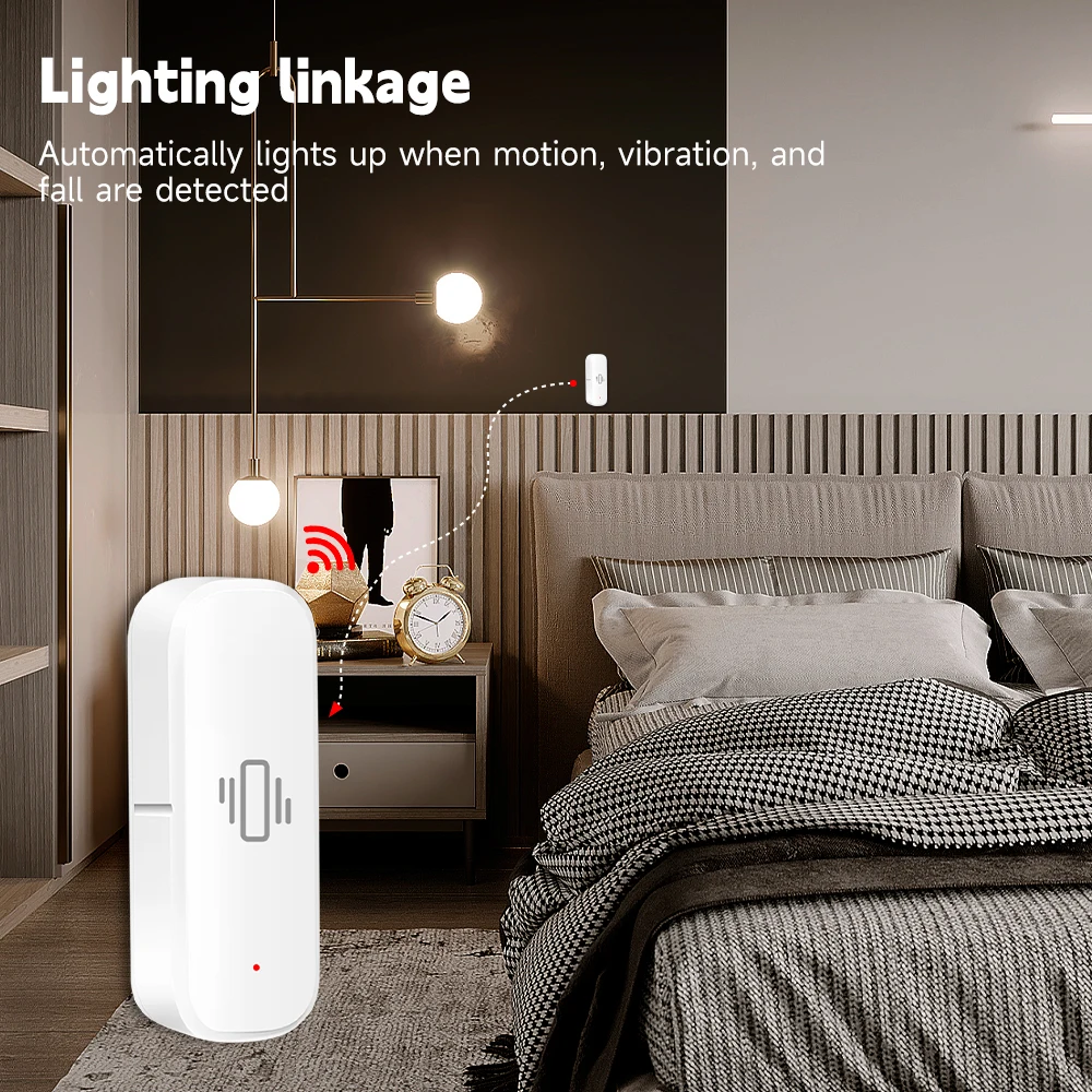 WiFi/Zigbee Akıllı Titreşim Se - Smart Home Integration incelemesi ve fiyatı