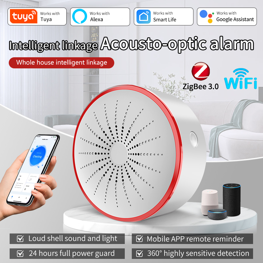 Tuya WiFi ZigBee Akıllı Alarm  - Smart Home Theater incelemesi ve fiyatı