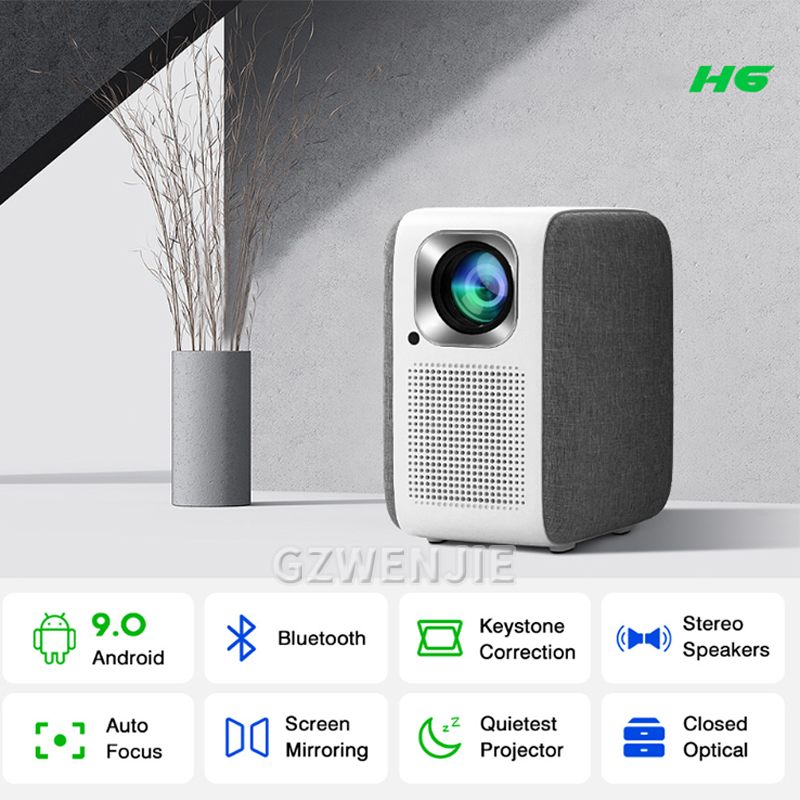 H6 Mini Projektör LED 1080P Fu - Smart Home Theater incelemesi ve fiyatı