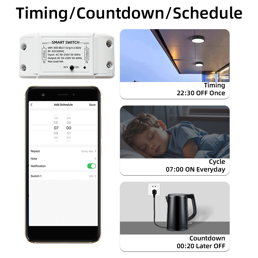 16A Tuya Wifi Akıllı Anahtar R - Smart Home Integration incelemesi ve fiyatı