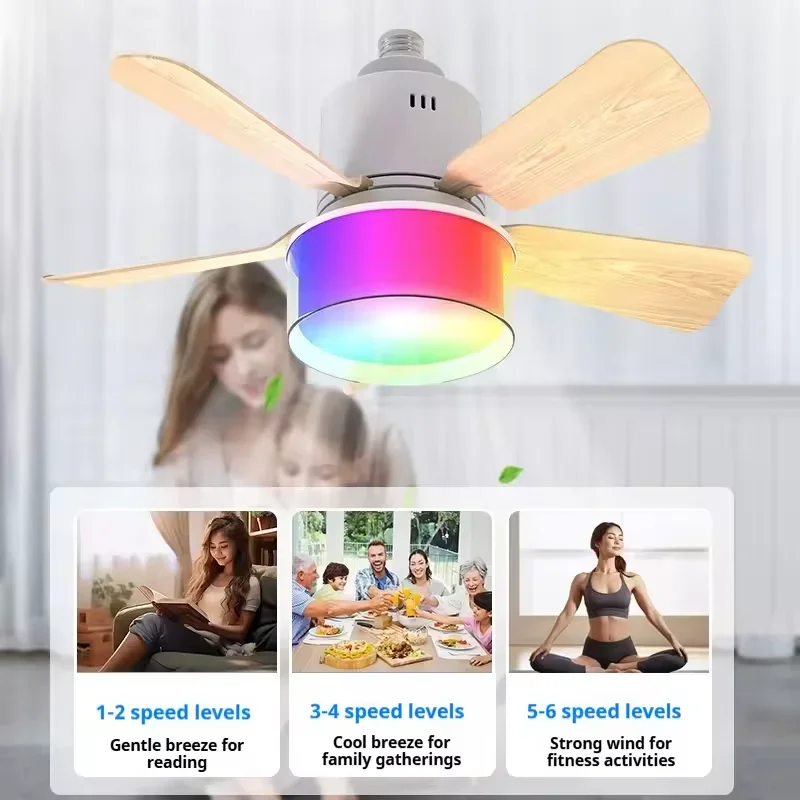 RGB LED tavan vantilatörü lamb - Smart Home Ventilation System incelemesi ve fiyatı