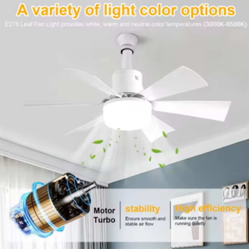 40W E27 LED tavan vantilatörü  - Smart Home Ventilation System incelemesi ve fiyatı