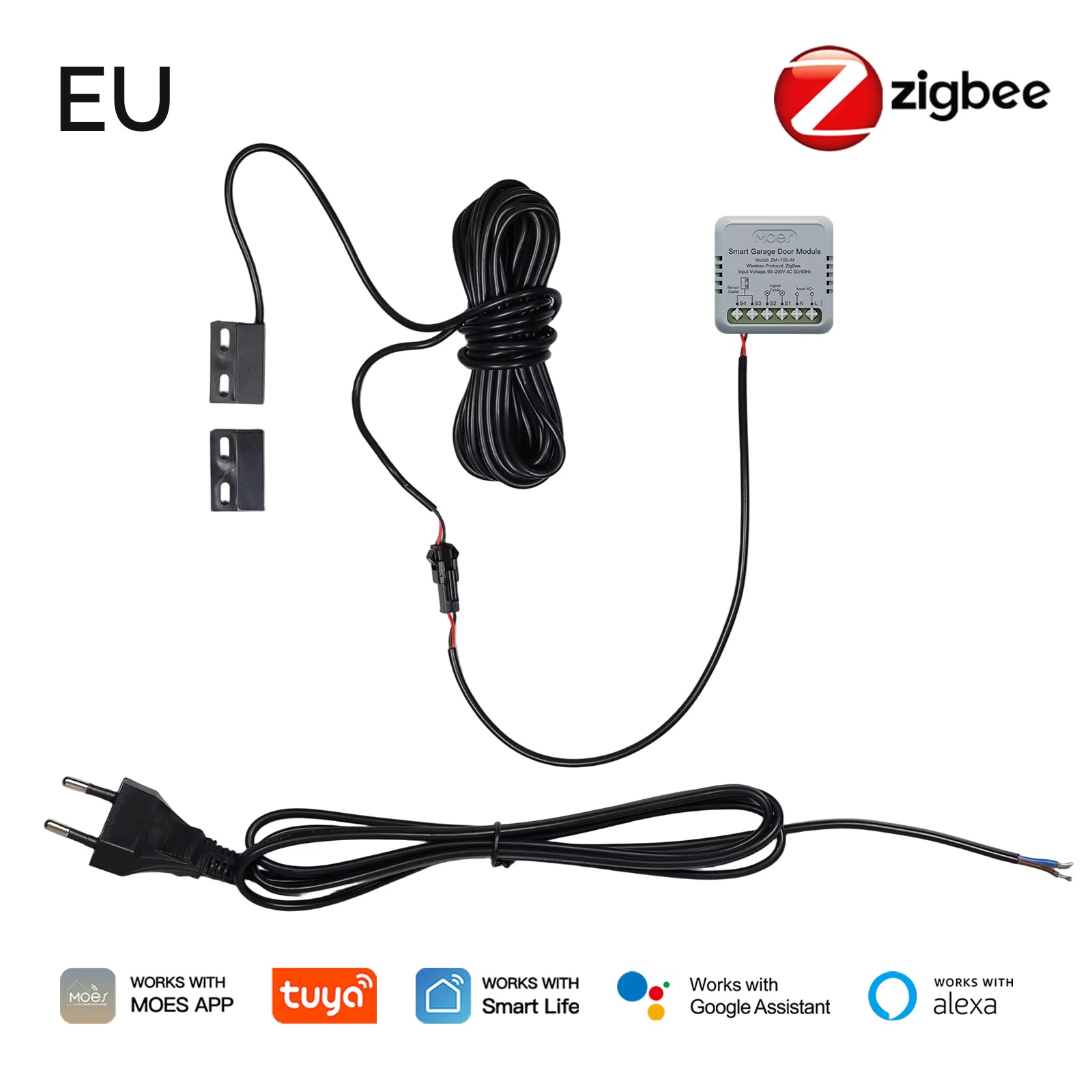 MOES Zigbee Garaj Kapısı Kontr - Smart Home Google Assistant incelemesi ve fiyatı