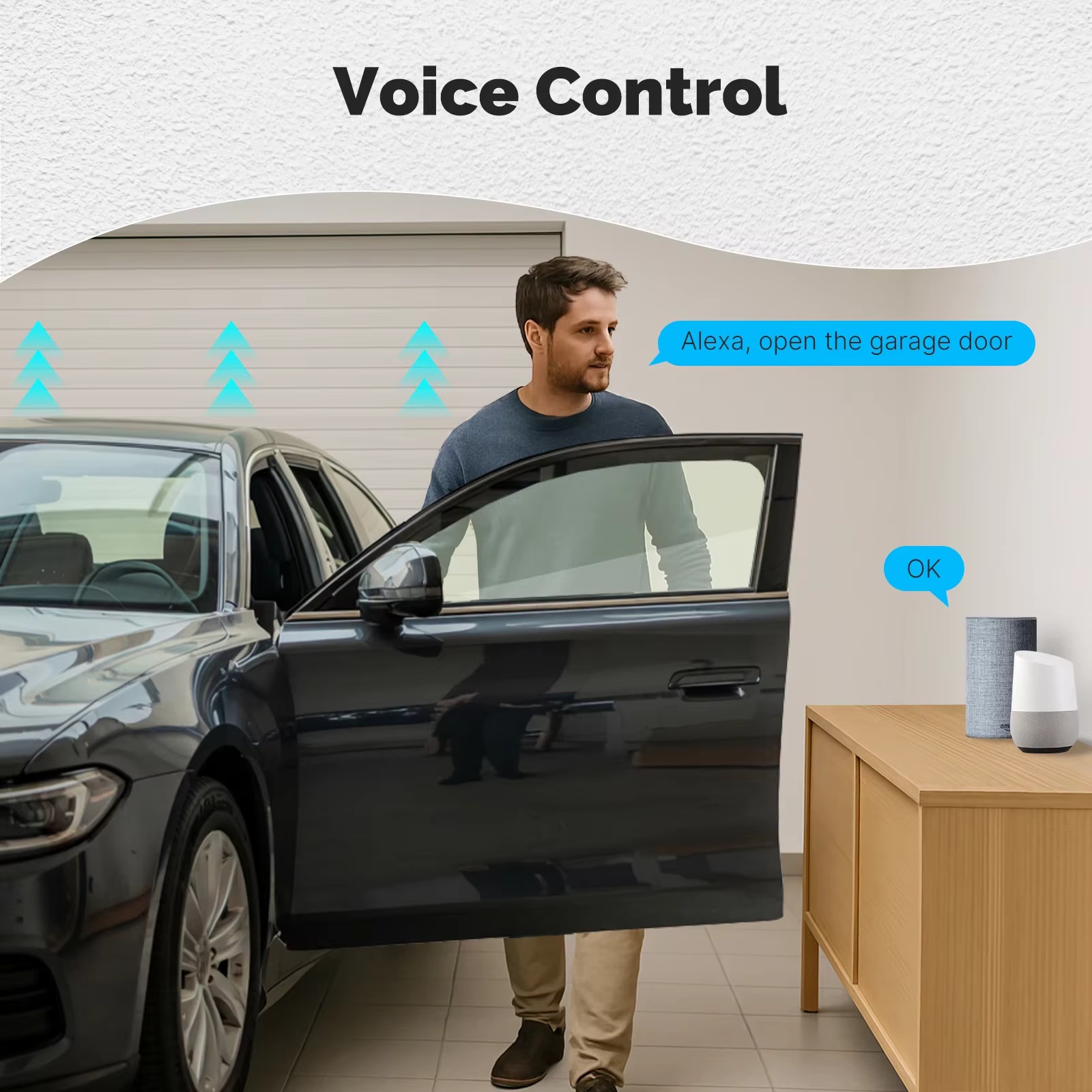 MOES Zigbee Garaj Kapısı Kontr - Smart Home Google Assistant incelemesi ve fiyatı