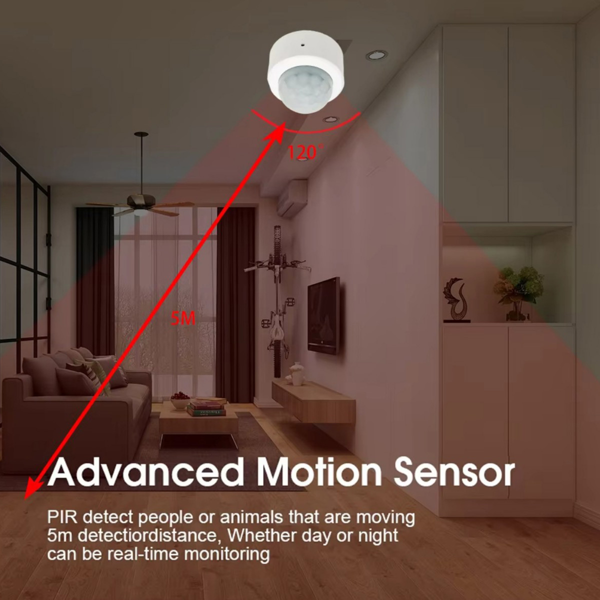 Zigbee3.0 Mini PIR İnsan Harek - Smart Home Google Assistant incelemesi ve fiyatı