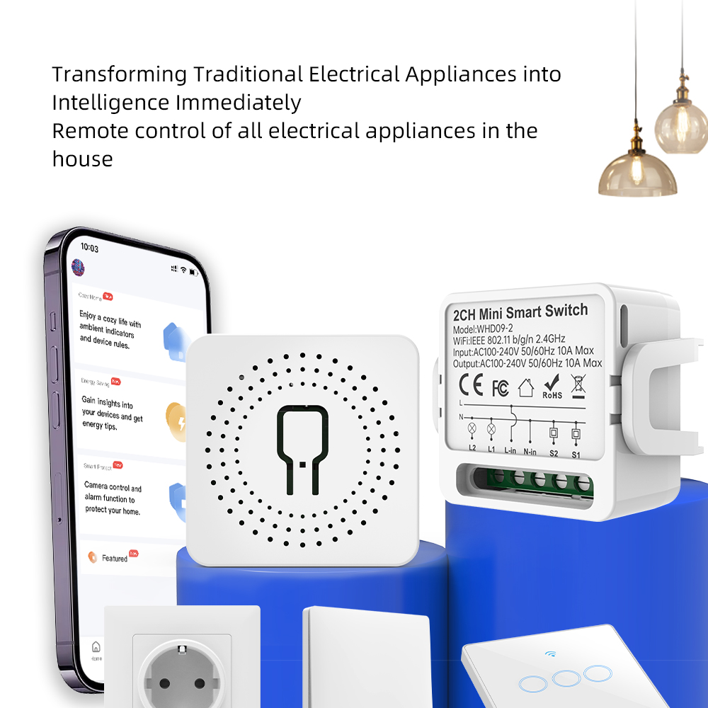 2 Yollu Tuya Akıllı Anahtar 2' - Smart Home Google Assistant incelemesi ve fiyatı