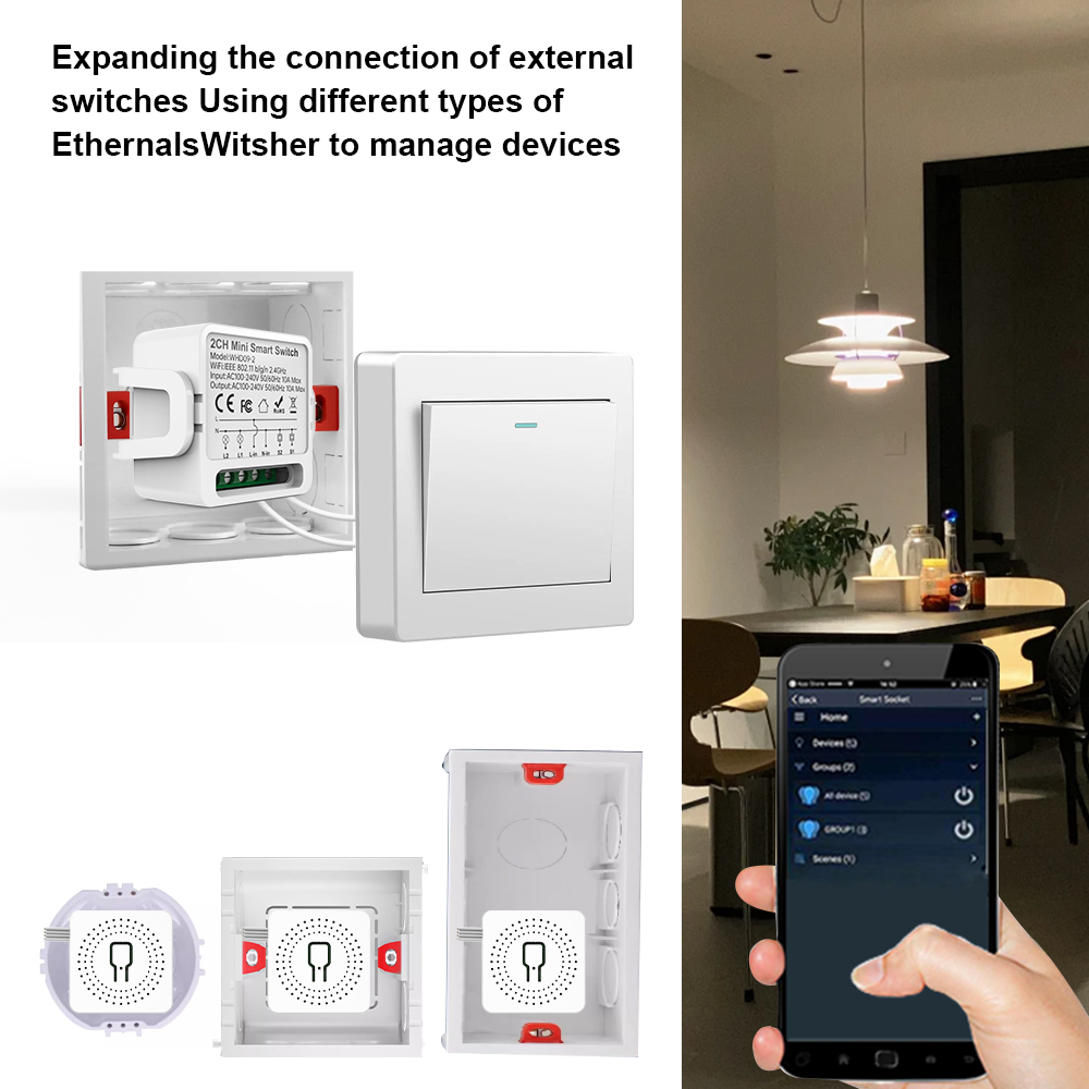 2 Yollu Tuya Akıllı Anahtar 2' - Smart Home Google Assistant incelemesi ve fiyatı
