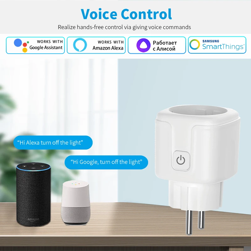 Tuya Akıllı Soket AB 16A AC100 - Smart Home Elements incelemesi ve fiyatı