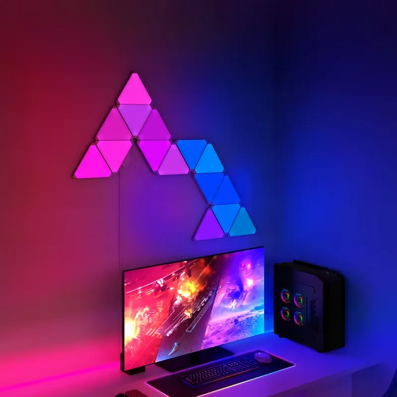 Banqcn Üçgen LED Oyun Seti RGB - Smart Home Panel incelemesi ve fiyatı